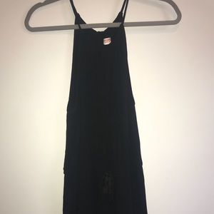 Black tank top romper